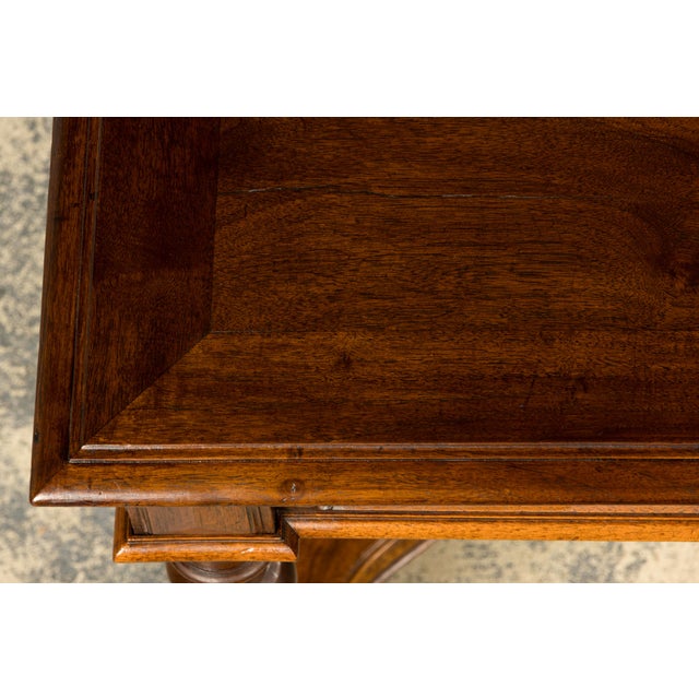 Late 19th Century Late 19th Century French Louis XIII Style Walnut Writing Table For Sale - Image 5 of 18