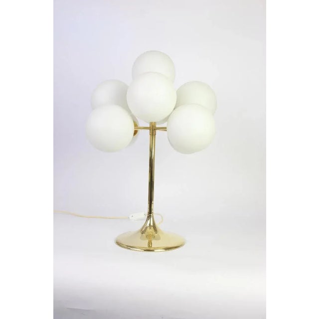 Swiss Atomic Brass Table Lamp, 1960s For Sale - Image 3 of 10