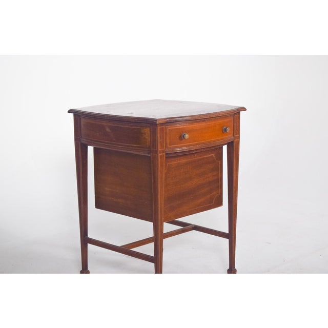 Antique English Sewing Table, 1890s For Sale - Image 10 of 13