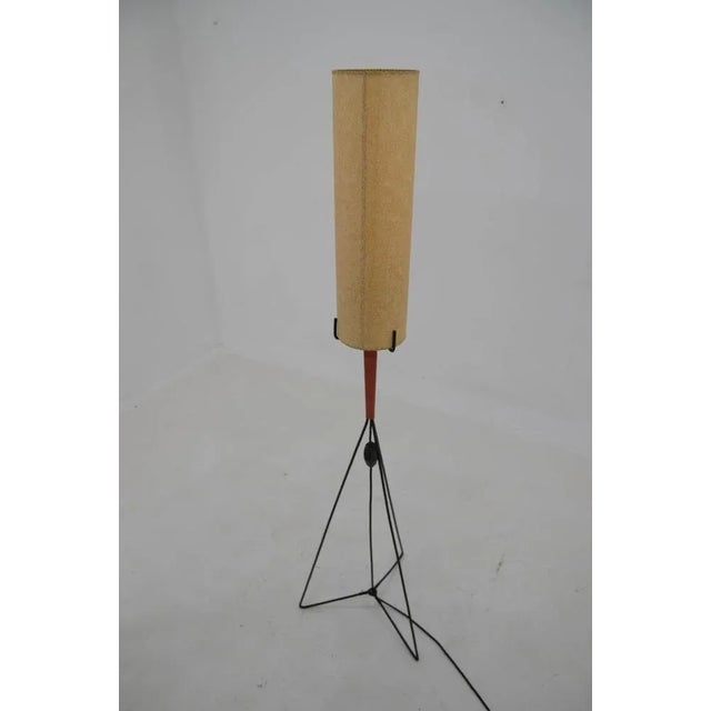 Black Mid-Century Floor Lamp, Europe, 1960s For Sale - Image 8 of 11