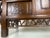 Brown Antique Chinese Elmwood Altar Coffer with Foliage-Carved Spandrels For Sale - Image 8 of 18