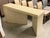 Contemporary Bespoke Geometric Faux Stone Console Table For Sale - Image 3 of 12