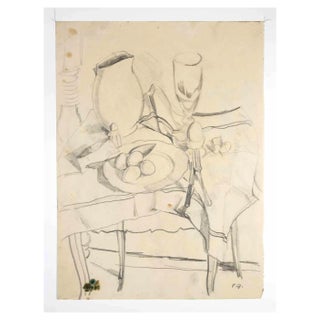 Reynold Arnould, Still Life, Drawing, Mid-20th Century For Sale