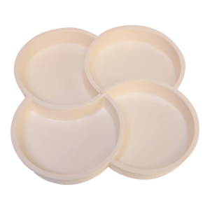Danish Modern Beige Pinwheel Divided Snack Tray or Serving Platter by Gunnar Cyren for Dansk