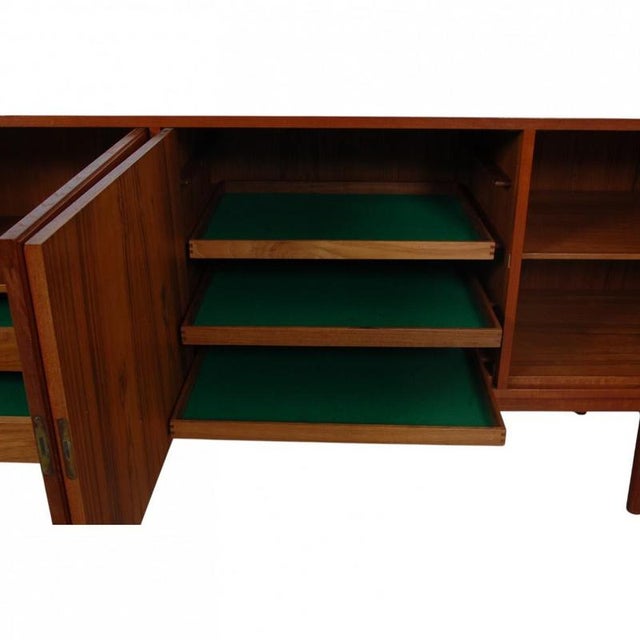 Brown Teak Sideboard by Arne Vodder for Vamo, 1960s For Sale - Image 8 of 18
