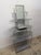 Silver Handcrafted Artisan Entry / Foyer Table or Tall Vanity With Mirror, 1990s For Sale - Image 8 of 18