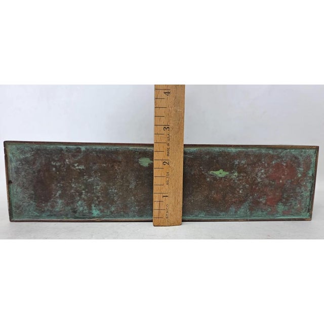 Antique Tiffany Studios New York Bronze Zodiac Letter Rack - 2 Tier Holder - 418 For Sale - Image 18 of 18