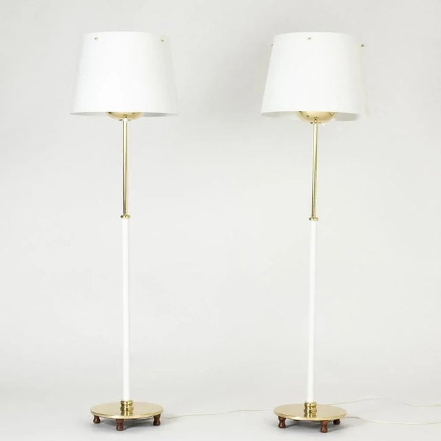 Vintage Floor Lamps by Josef Frank for Svenskt Tenn, 1950s, Set of 2 For Sale - Image 10 of 10