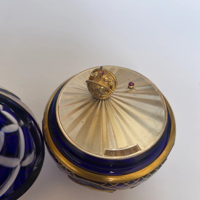 1900s Theo Faberge Winter Egg St. Petersburg Collection For Sale - Image 11 of 12