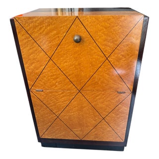Art Deco Wooden Bar Cabinet, 1920s For Sale