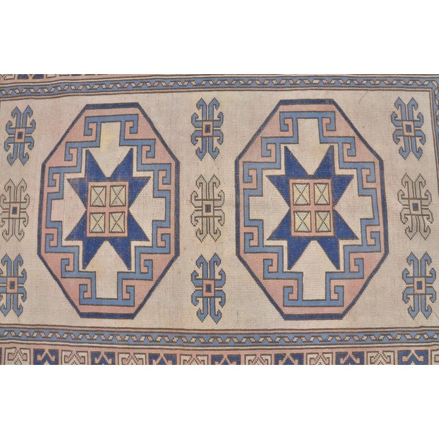 Textile Antique Oushak Floral Carpet For Sale - Image 7 of 9
