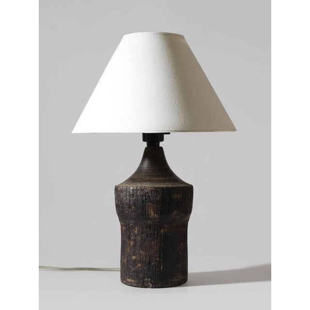 Textured Ceramic Table Lamp by Ole Bjørn Krüger, 1960s For Sale - Image 10 of 10