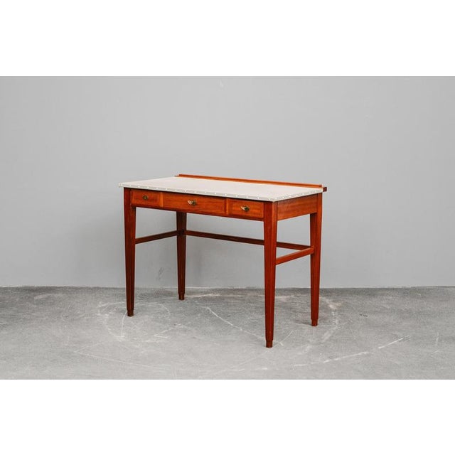 Early 20th Century Art Nouveau Desk in Mahogany For Sale - Image 4 of 18