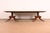 English Baker Furniture Style Georgian Banded Mahogany Double Pedestal Dining Table, Newly Refinished For Sale - Image 3 of 15