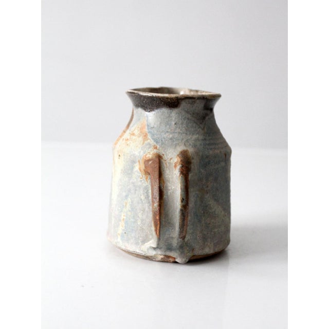 Contemporary Vintage Studio Pottery Pitcher For Sale - Image 3 of 11