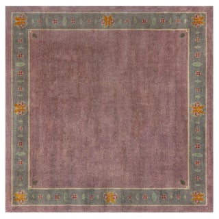 Doris Leslie Blau Vintage Irish Donegal Arts & Crafts Rug For Sale