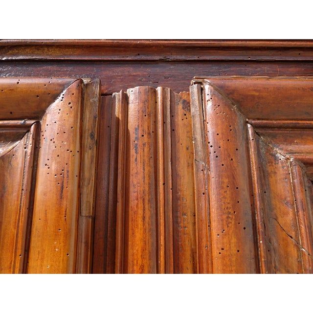 Brown Louis XIII Walnut Armoire For Sale - Image 8 of 18