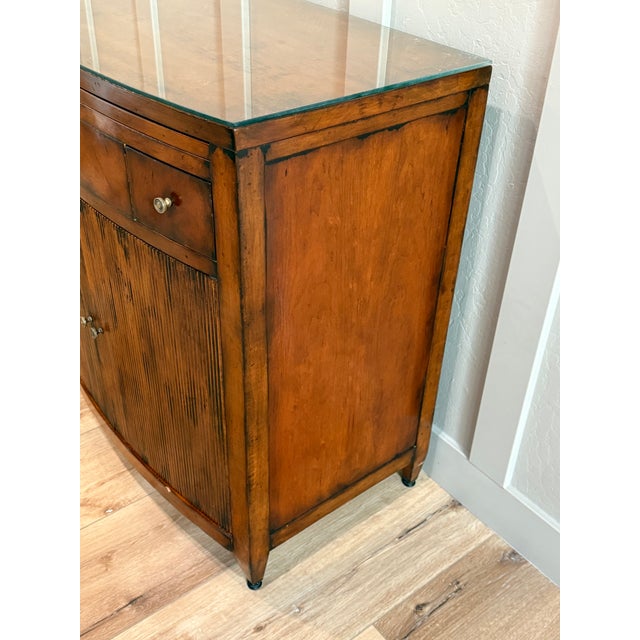 Wood Henredon “Acquisitions” Matched Pair Sideboard For Sale - Image 7 of 16