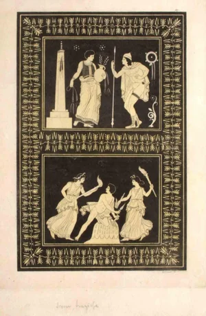 Domenico Klemi Bonatti, Mythological Scene, Etching, 1850