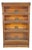 Antique Globe Wernicke Quartersawn Oak Mission Stacking Barrister Bookcase 58" For Sale