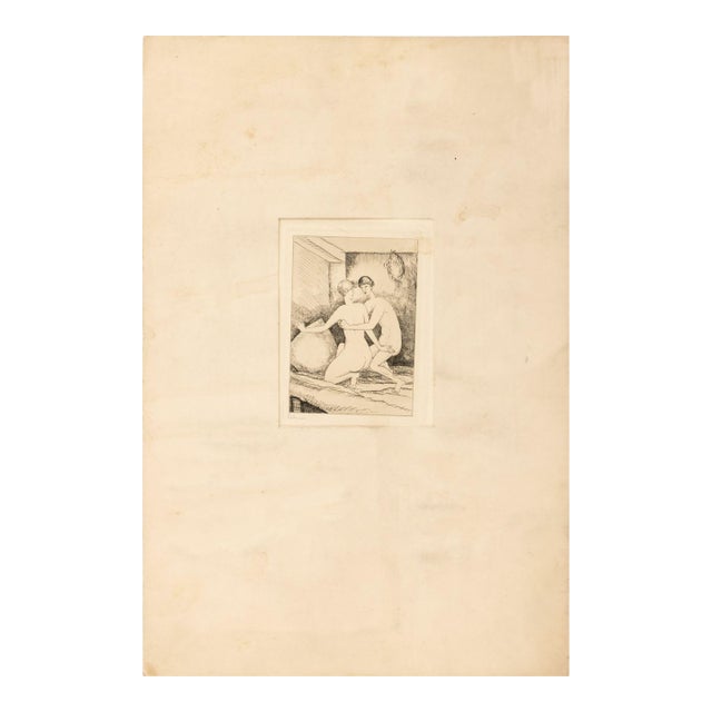 Jean-Emile Laboureur "Ovid Amores" Etching For Sale