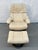 Antique White Late 20th Century Pair of j.e Ekornes "Stressless" Leather Recliners W/ Matching Ottomans For Sale - Image 8 of 13
