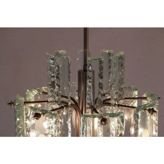 Italian Crystal Chandelier by Zero Quattro, 1960s For Sale - Image 16 of 18