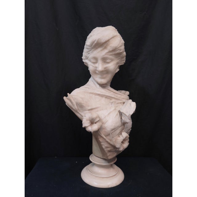 Late 19th Century Alabaster Sculpture by Emilio Fiaschi For Sale - Image 10 of 11