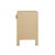 Contemporary Matthew Izzo Home Malcolm Natural Grasscloth One Drawer Side Table For Sale - Image 3 of 6