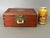 Chinese Asian Wooden Jewelry Box Brass Red Lined Trinket Chest W/Key + Lock Vintage For Sale - Image 10 of 18