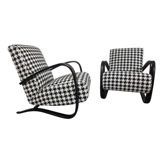 H-269 Armchairs from Jindřich Halabala, 1940s, Set of 2 For Sale