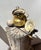 Vintage brass Cape Cod style fire starter. Pot to hold kerosene; lid; metal wand ending in pumice ball to absorb kerosene....