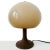 Brown Vintage Space Age Mushroom Table Lamp from Dijkstra, 1970s For Sale - Image 8 of 8