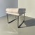 Milo Baughman Style Chrome Upholstered Stool For Sale - Image 10 of 14