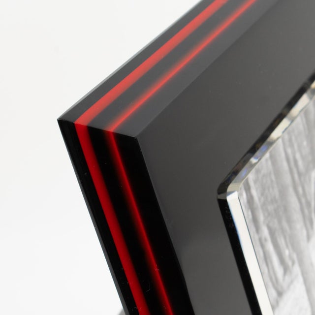 Rede Guzzini Modernist Lucite Picture Frame, circa 1970 For Sale - Image 9 of 9