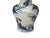 Oriental Small Blue White Scenery Graphic Porcelain Art Vase For Sale - Image 14 of 15