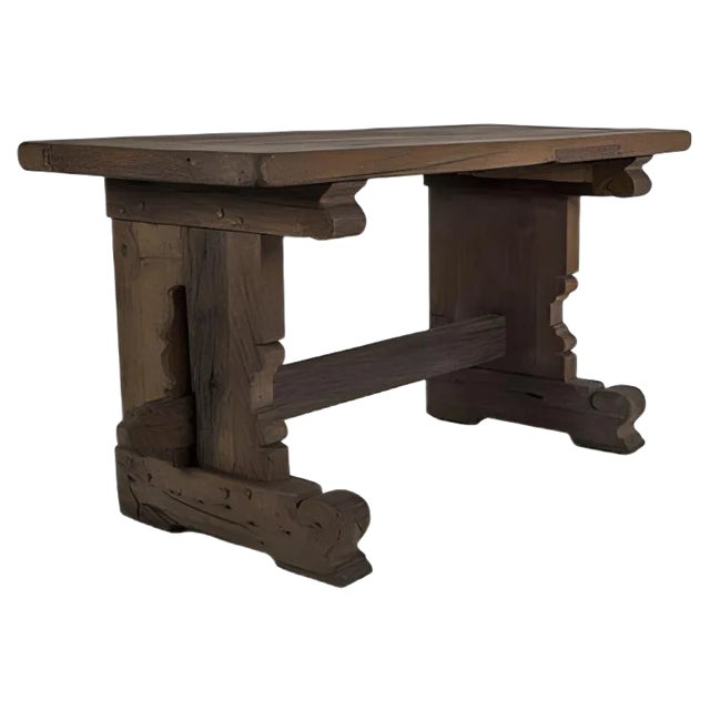 19th Century Oak Table For Sale