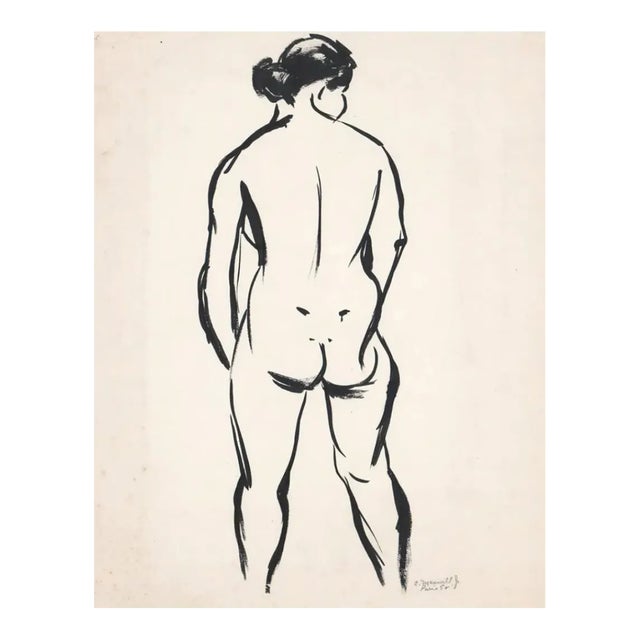 1952 Chester Maxwell Parisian Female Nude For Sale