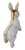 Vintage Cast Iron Rabbit Hare Statue Door Stop Figure For Sale - Image 4 of 6