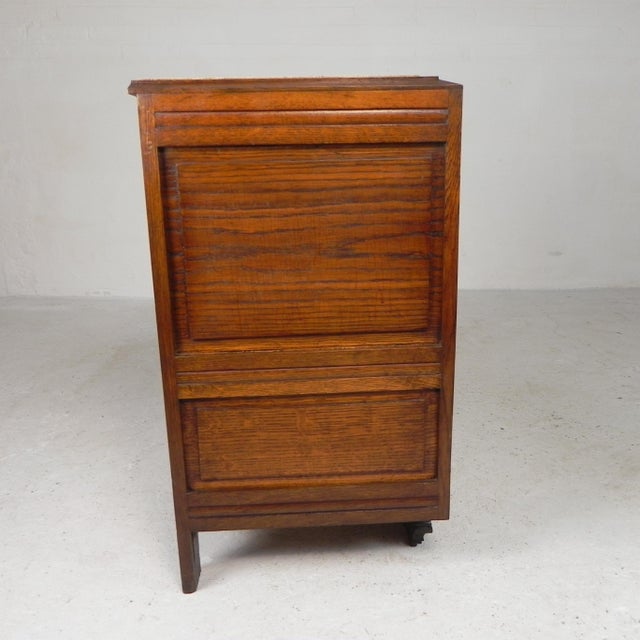 Beige Art Deco Bedside Table with Marble Top, 1930s For Sale - Image 8 of 18
