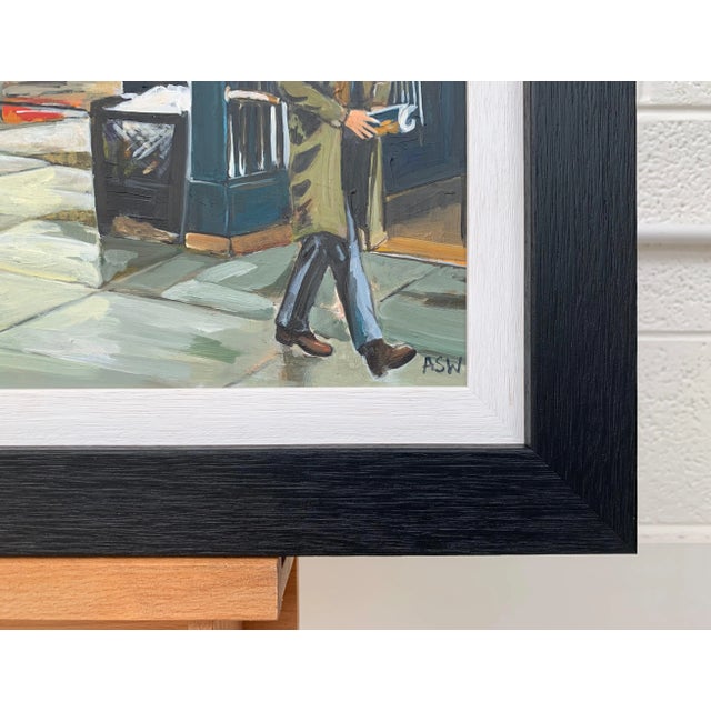 Textile New York City Street Scene Painting - Unique Original Art by Leading British Contemporary Artist, 2019 For Sale - Image 7 of 9