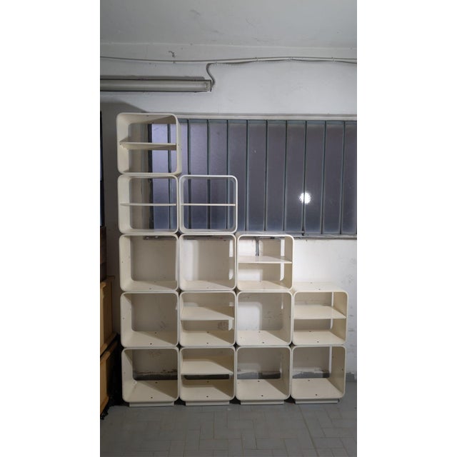 Mid-Century Modern Bookcase attributed to Carlo de Carli, 1970s For Sale - Image 3 of 5