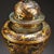 Bronze Ginger Jar With Gold & Silver Inlay - Archaic Lidded Urn For Sale In Los Angeles - Image 6 of 9