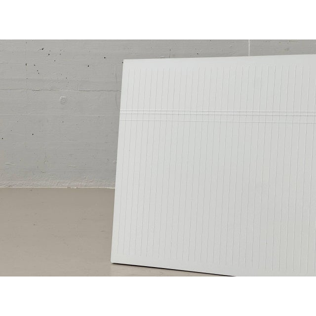 White Rolf Forster, Geometric Relief Work, 1992, Acrylic on Wood For Sale - Image 8 of 16