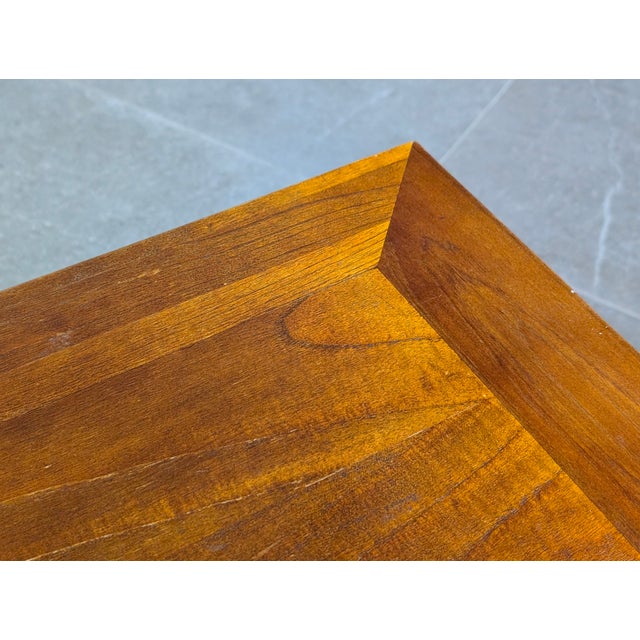 Brown Modern Scandinavian Teak Coffee Table, 1950s For Sale - Image 8 of 18