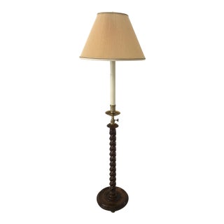 Fredrick Cooper Barley Twist Floor Lamp For Sale