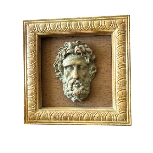 1950s Mid 20th Century Classical Wall Relief Plaques by Newman Art Industries, Set of 2 For Sale - Image 5 of 7