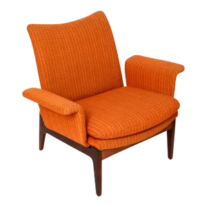 Finn Juhl Fd 112 Armchair Lounge, Rosewood, Cado, France & Søn, 1960s, Denmark