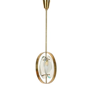 Model 1933 Pendant Light by Max Ingrand for Fontana Arte, Italy, 1961 For Sale