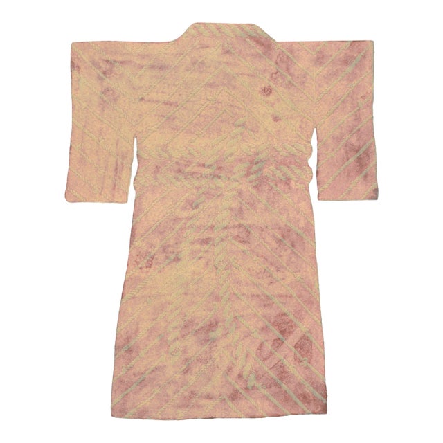 Patricia A. Pearce "Pink Rope Kimono" Abstract Pen and Ink on Paper 1980s For Sale
